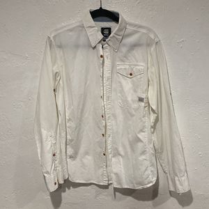 G Star Raw Denim button down shirt Size L